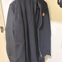 Moncler Dark Blue Jacket (Lightly Used) (Size 3XL)