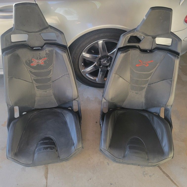 Can Am Maverick Seats, New.  Pulled Off Of New Maverick And Replaced When New. Never