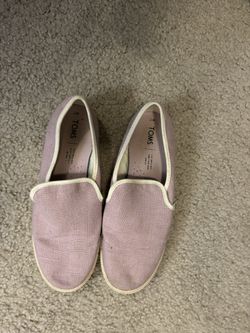 Purple Canvas Loafers 