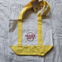 Trader Joe's Mini Tote Bag (Yellow)
