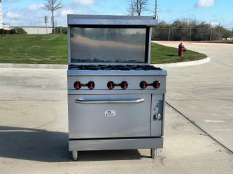 NSF 36 ins 6 Burner Convection Oven Range RGR-36CS