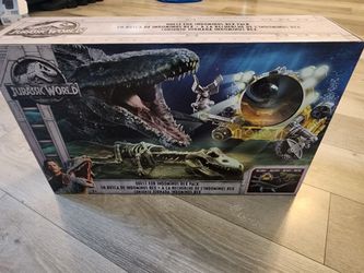 Rare OOP jurassic world Quest for Indominus dinosaur Box set sealed new