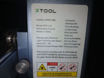 XTOOL D1 Lazer engraver