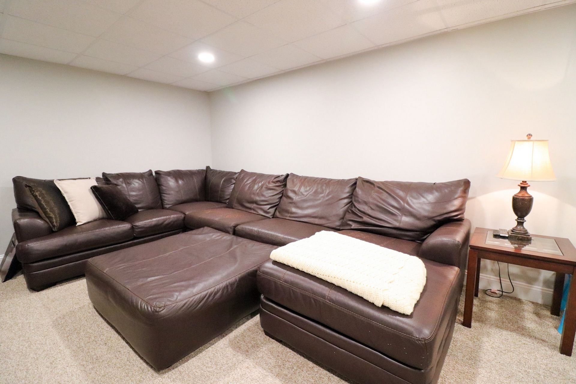 5 PC SECTIONAL SLEEP SOFA WITH OTTOMAN