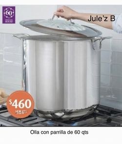 Princess House. Olla Con Parrilla De 60 Qts Nueva En Su Caja 