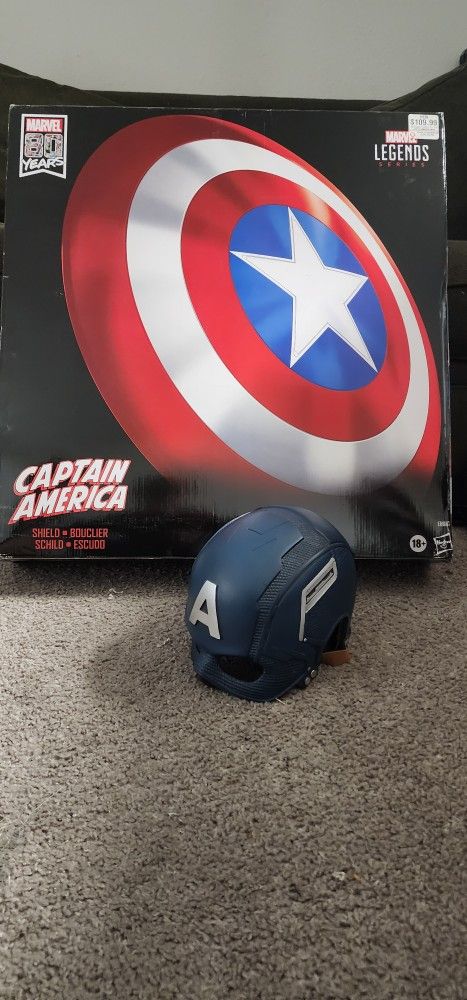 Marvel Legends 80 Year Anniversary Comic Book Captain America Shield 