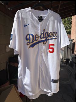 Corey Seager Dodgers World Series jersey XL