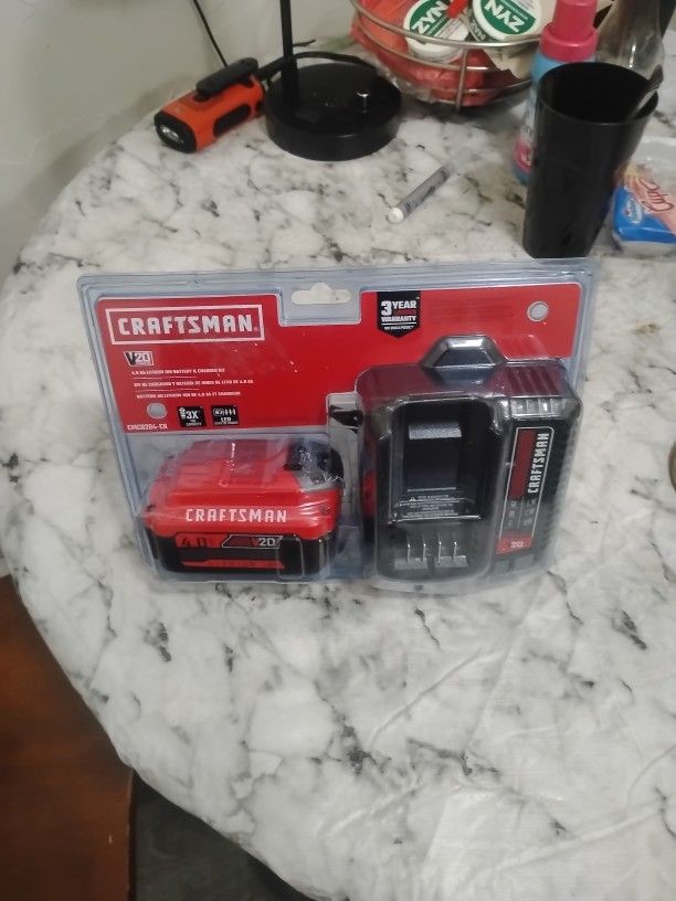 Craftsman 20 Volt Battery And Charger
