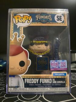 Freddy Funko As SHIN Godzilla Black Suit Eyes Fundays SDCC 1150 SEALED POP Vinyl