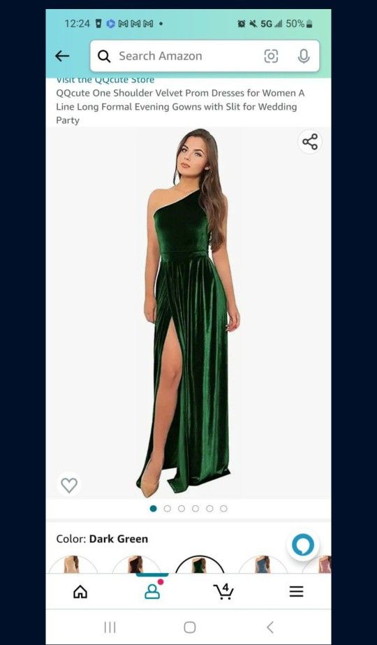 emerald green bridesmaid dresses amazon Emerald Green Chiffon Ruffle Bridesmaid Dress main image 1