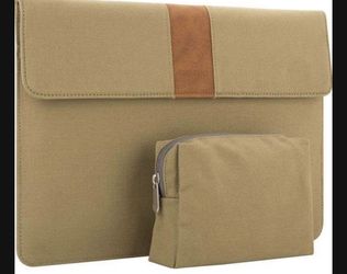 Laptop Bag Cover Case (Brown Khaki)