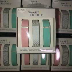 Smart Buddie 3-pack Fashion Activity Tracker Bands
