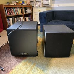 Klipsch and Polk 12" Subwoofers