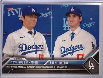 Two Cards ⚡️SHOHEI & Yamamoto Topps Now 2023