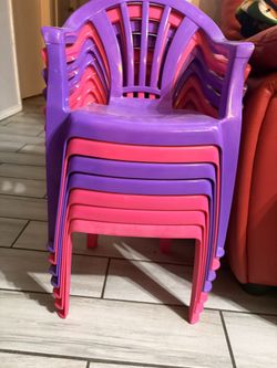 Party Table & 8 Kids Chairs