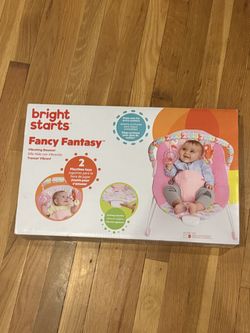 Baby Vibrating Bouncer Bright Stars New