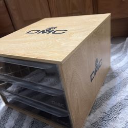 DMC Embroidery Thread Floss 3-Drawer Wood Storage Box Cabinet ONLY No Dividers-Made in France