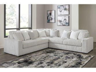 Brand New Ashley Stupendous Alloy 3pc Sectional Set