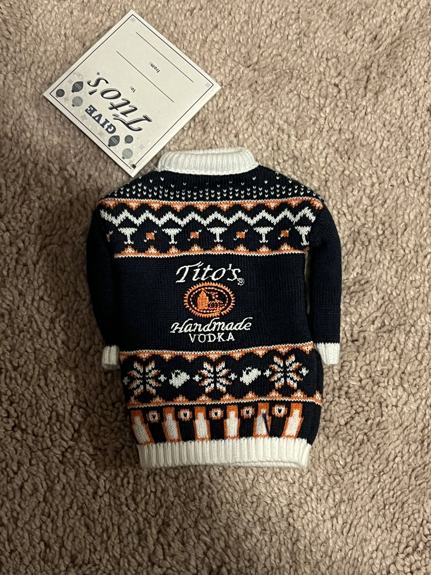 Tito’s Bottle Holiday Limited Sweater