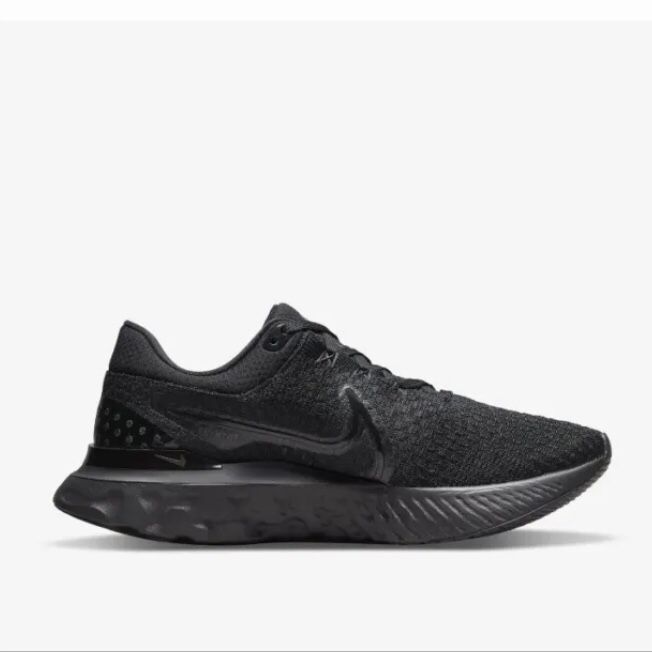 Nike React Infinity Run Flyknit 3 Triple Black DH5392-005 Men's Sneakers Shoes New with box 