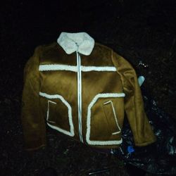 Levi Strasses And Co. Men's Outerwear Winter Suede In Fauxfur Jacket Coach