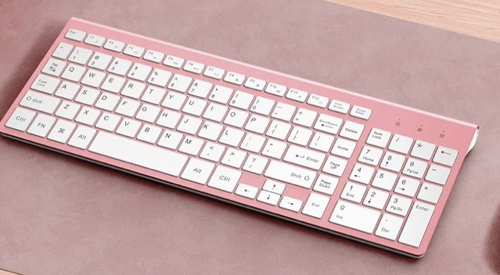 Portable Wireless Keyboard - Pink