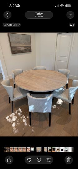 CB2 round 60 inch table