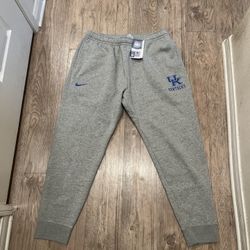 NWT NIKE KENTUCKY WILDCATS PRIMETIME CLUB FLEECE JOGGER PANTS GREY SIZE XL