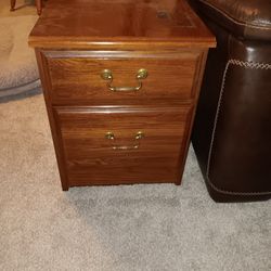 Solid Wood File Cabinet