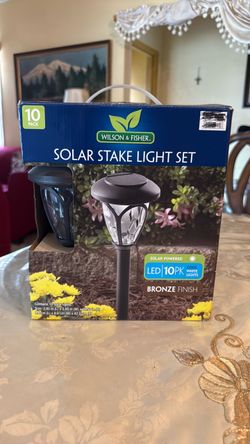 New solar stake lights