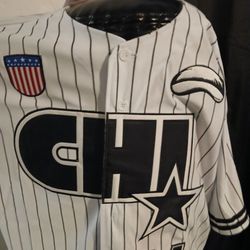 CHI Pinstripe Baseball Jersey