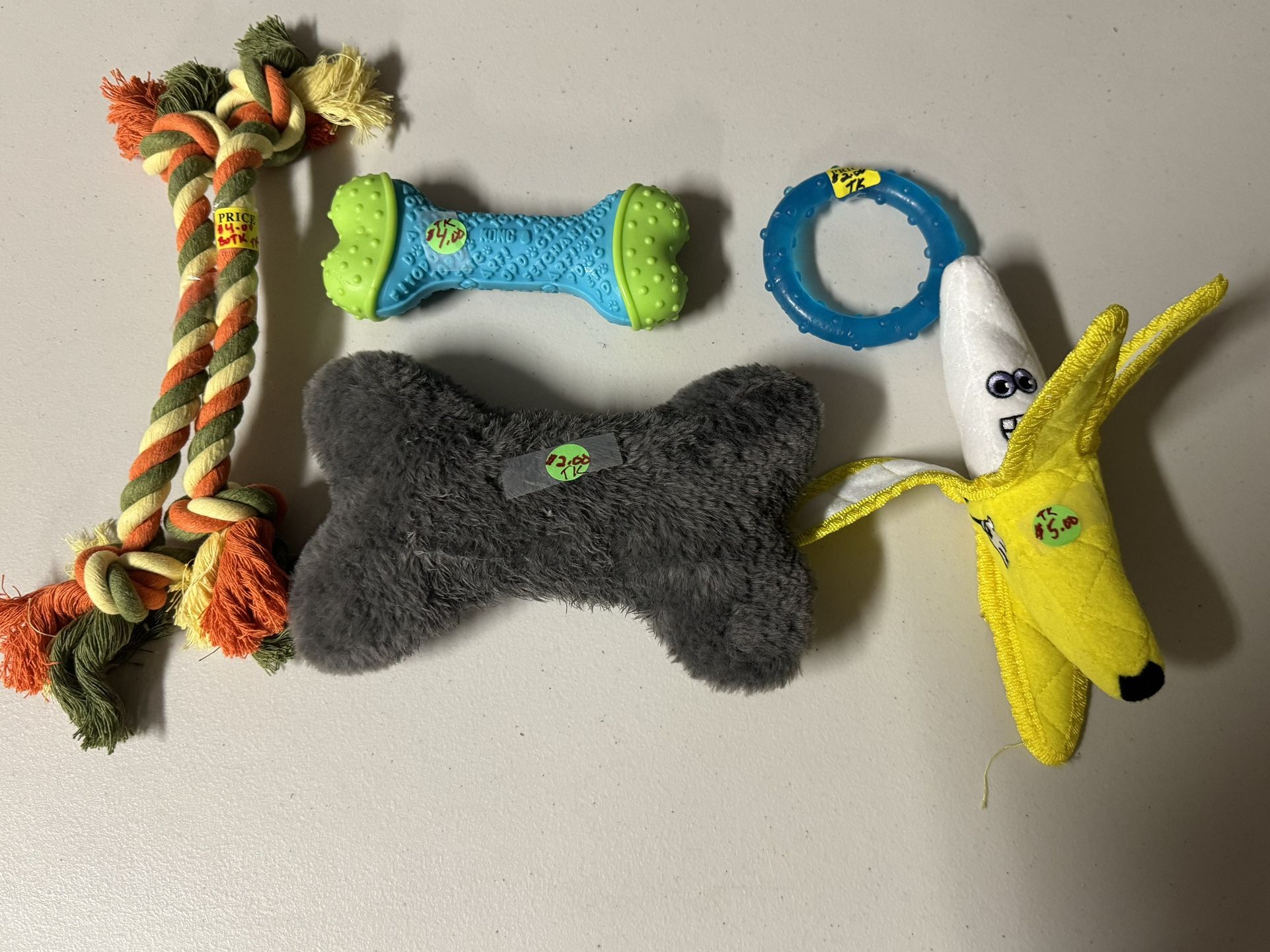 Various Dog Toys-Prices in pictures on toys