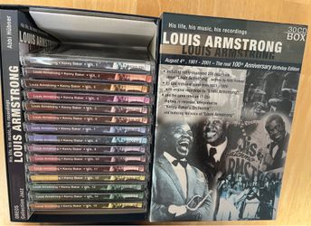 Louis Armstrong 30 CD Box Set (300 original songs) 1(contact info removed) 100th Anniversary Birthday Edition