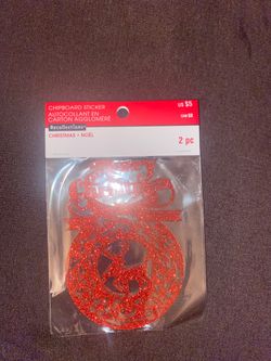 Christmas chipboard stickers
