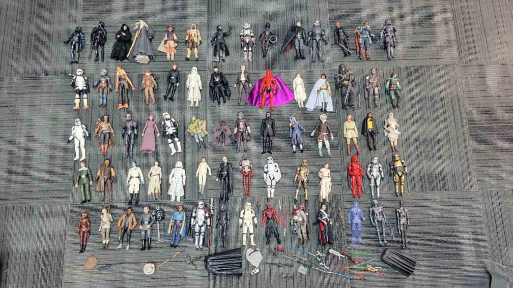 Star Wars Black Series Lot of 70 Mandalorian Bad Batch And More