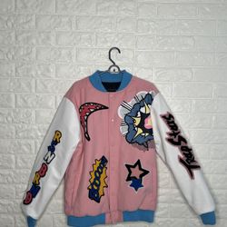 Reason - Pop Art Varsity Jacket (Pink) 