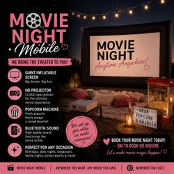 Outside movie theater