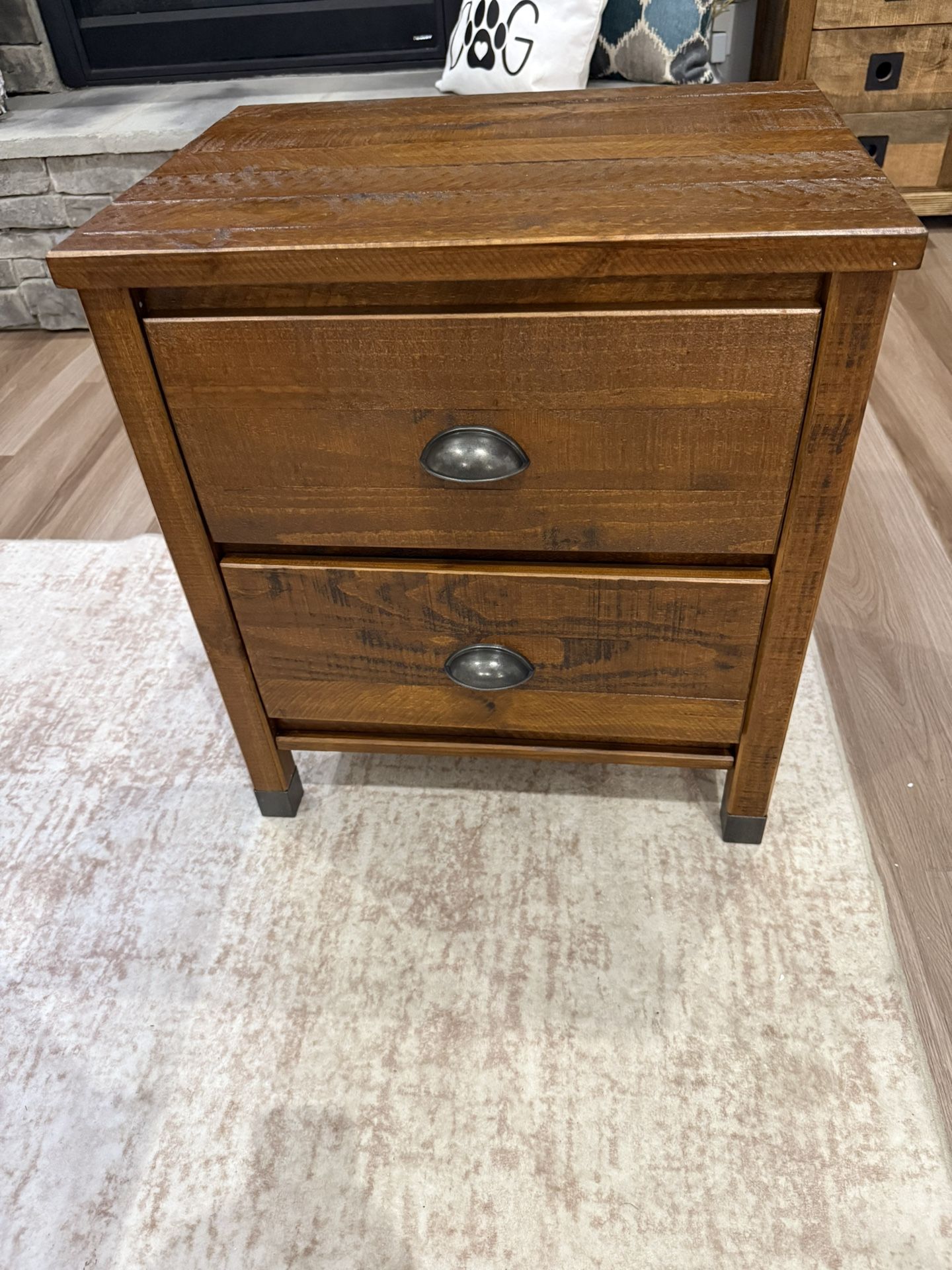 New Altamirano Solid Wood Nighstand 22.5” Wide