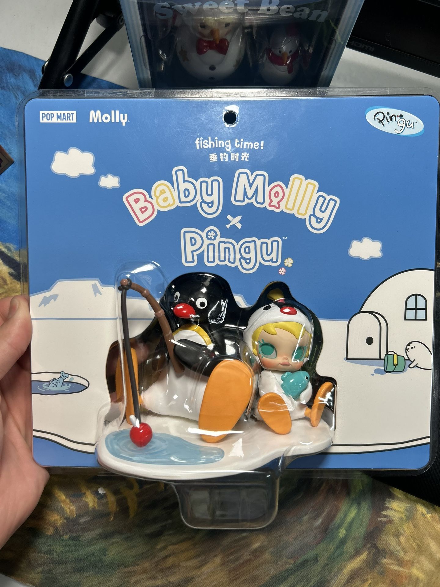 Pop Mart Baby Molly X Pingu Hang Card