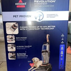 Bissell Revolution Hydrosteam Pet Hair Pick-Up Carpet Cleaner & Upholstery Cleaner