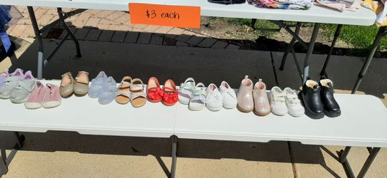 Little Girl Toddler Shoes $3. each