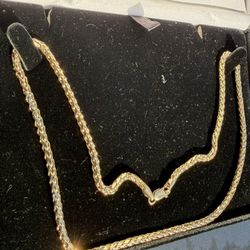 10K Gold Palm Chain 21–22” (12–14g) – Beautiful Shine – Great Deal 