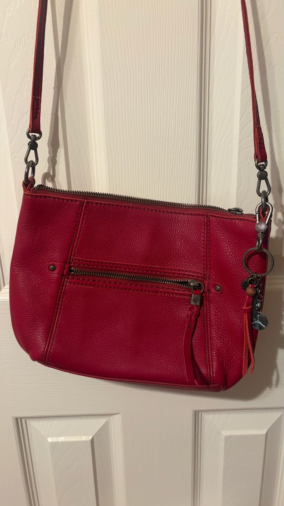 Deep red THE SAK crossbody bag