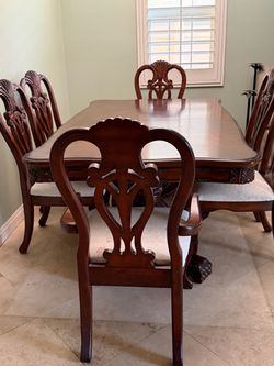 Solid wood dining set