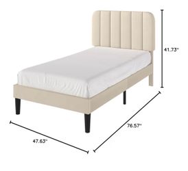 Twin Bed Frame & Mattress – Excellent Condition