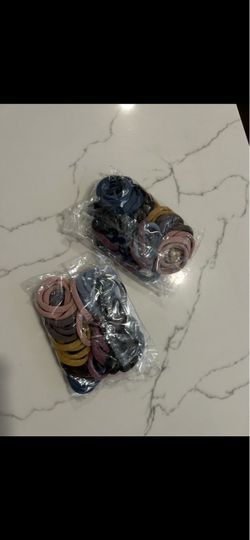 Brand New Multi-Colored Elastic Hair Ties - 2 Packs