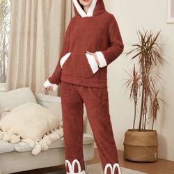 Women Flannel PJ Set