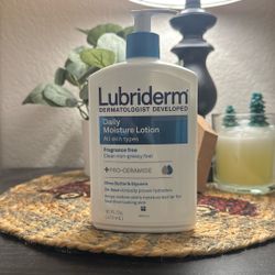 Lubriderm Daily Moisture Hydrating Body Lotion, Fragrance Free, 16oz