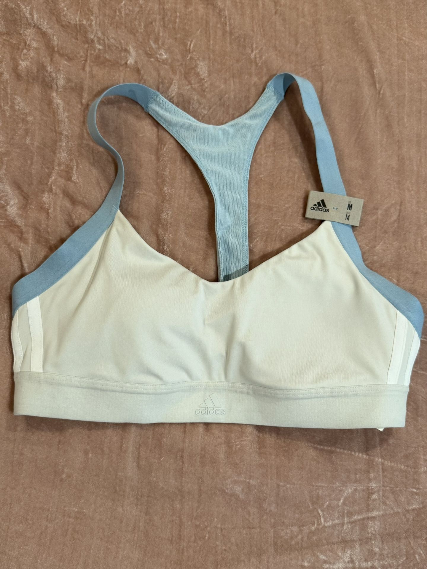 Adidas All Me 3S Blue Sports Bra