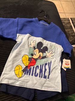 Mickey Mouse Kids Two-Piece Outfit Set Size 5T